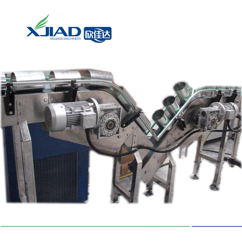 V-shape magnetic can elevator